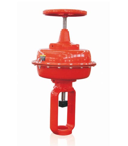 Actuador para válvula neumático - 957/967 - Suzhou Delan Energy Science & Technology Co.,Ltd - lineal / de membrana / de simple efecto