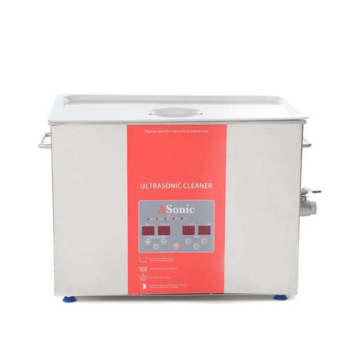 Limpiador ultrasónico de acero inoxidable - PRO-300-SUS316L-28kHz - ASONIC d.o.o. - con temporizadores / benchtop / para la óptica