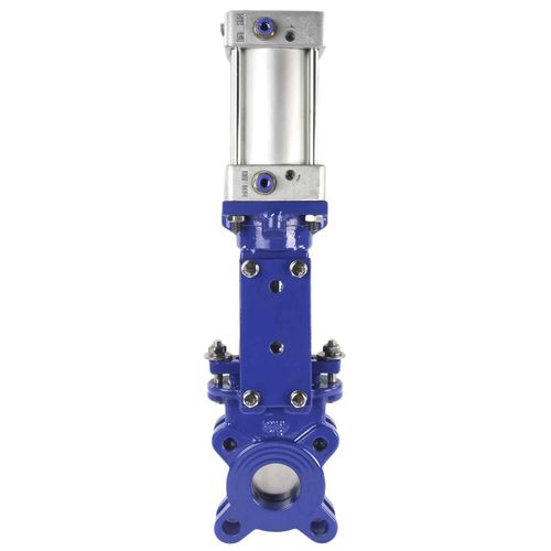 Válvula de guillotina - D040-03108 - SIMPLE VALVE, S.L. - con control neumático / de cierre / para aguas residuales