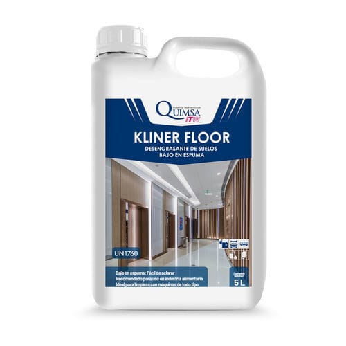 Desengrasador espumante - KLINER FLOOR - Quimsa ITW - de piezas metálicas / de limpieza