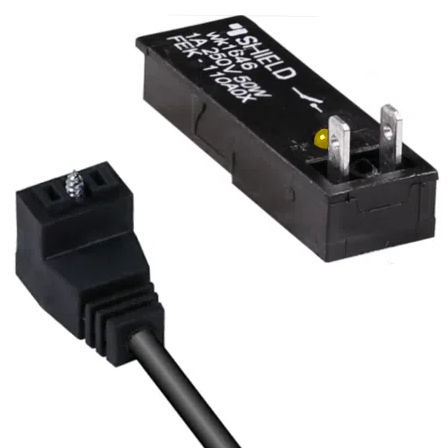 Interruptor de proximidad reed - FEK - PONY SRL - rectangular / de poliamida / con fuente luminosa con LED