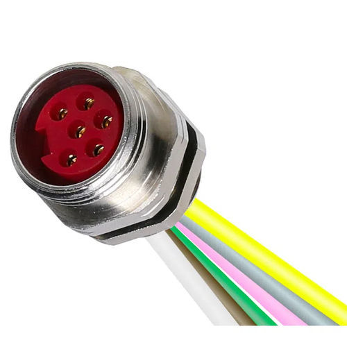 Conector de alimentación eléctrica - HDEH - PONY SRL - redondo / insertable / de potencia