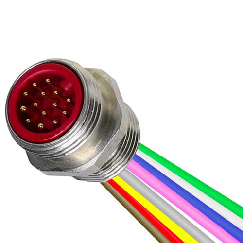 Conector de alimentación eléctrica - HDEM - PONY SRL - redondo / insertable / de potencia media