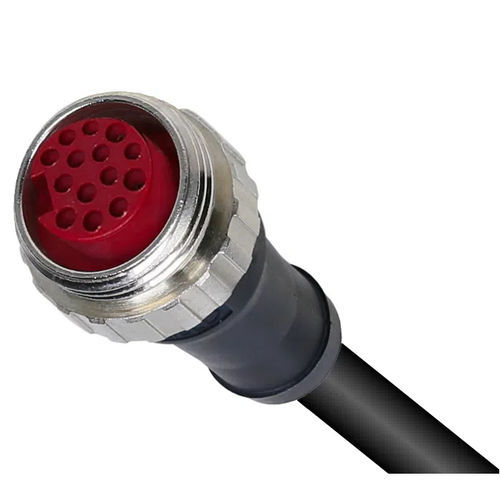 Conector de alimentación eléctrica - HDLH - PONY SRL - redondo / de potencia media / multipolar