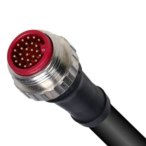 Conector de alimentación eléctrica - HDLM - PONY SRL - redondo / de potencia media / multipolar