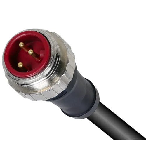 Conector de alimentación eléctrica - HDLM - PONY SRL - redondo / de potencia / 6 polos