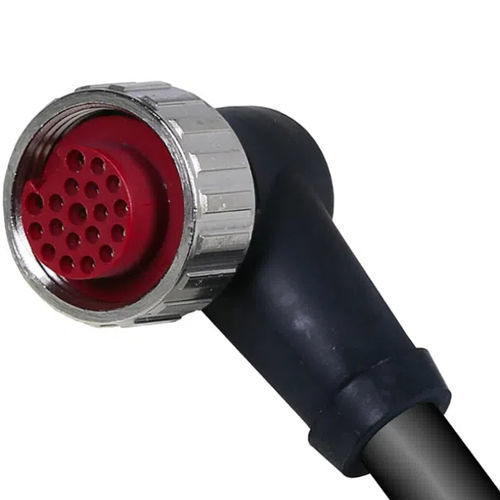Conector de alimentación eléctrica - HDMF - PONY SRL - redondo / de potencia media / multipolar