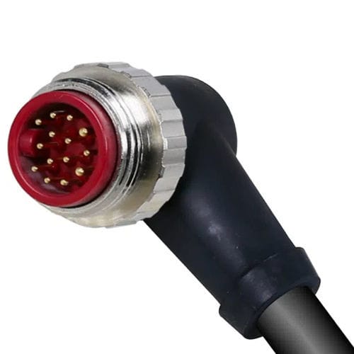 Conector de alimentación eléctrica - HDMM - PONY SRL - redondo / de potencia media / multipolar