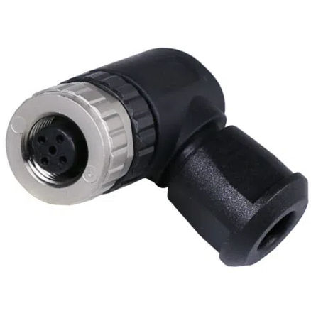 Conector de alimentación eléctrica - RDKF - PONY SRL - redondo / de tornillo / M12