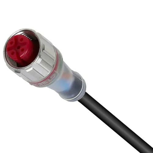 Conector de alimentación eléctrica - RDLF - PONY SRL - redondo / M12 / 5 polos
