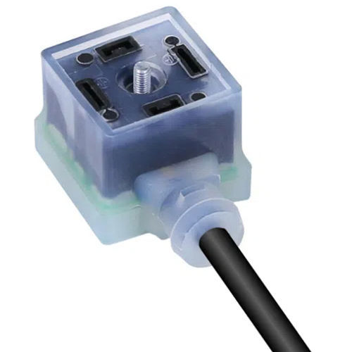 Conector para electroválvula - CA  - PONY SRL - de alimentación eléctrica / moldeado sobre pieza modelo / cuadrado