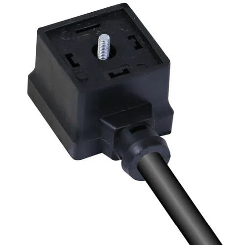 Conector para electroválvula - CC - PONY SRL - de alimentación eléctrica / moldeado sobre pieza modelo / cuadrado