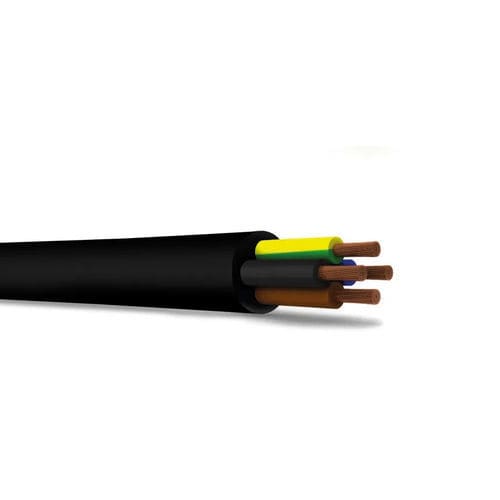 Cable eléctrico aislado - PONY SRL - de cobre / 4 conductores / con funda de PUR