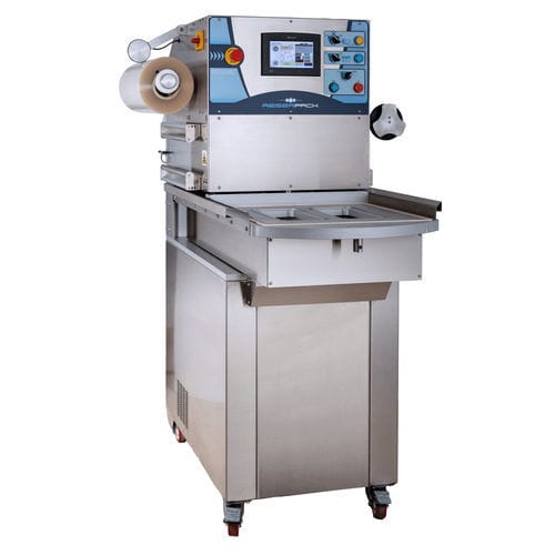 Termoselladora de bandeja rotativa - RPS 430RT - RECANVIS I SERVEIS 3.0 SL - semiautomática / para la industria alimentaria / con MAP