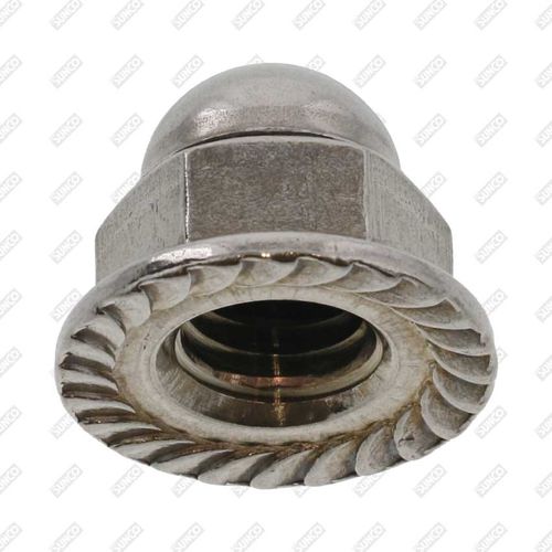 Tuerca hexagonal - N0-0035 - Sunco Industries - con collarín / autofrenadas / acero