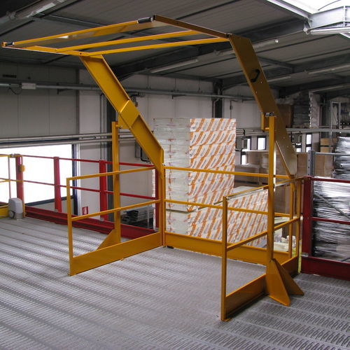 Portón pivotante - PAROLIN - tubular / de acero / de seguridad