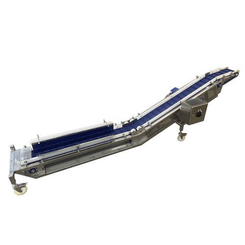 Transportador de banda - Affeldt Fördertechnik GmbH - con inclinación ajustable / reclinable / en Z