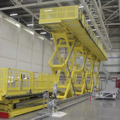 Plataforma de trabajo - Wasser Schnitt, S.L. - para aplicaciones aeronáuticas / autopropulsada