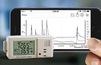Data logger inalámbrico - HLX1101 - Digitron Italia srl - de temperatura / de humedad relativa / de punto de rocío