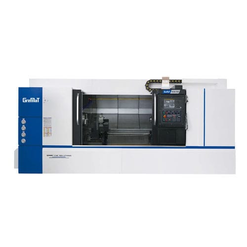 Centro de torneado CNC - TN500-1600 - Nanjing Genvan Intelligent Equipment Co. Ltd. - A2-6 / 12 herramientas / impulsado por correa