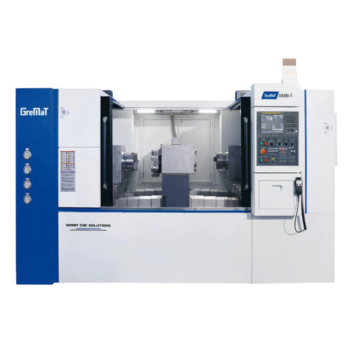 Centro de torneado CNC - DA88-T - Nanjing Genvan Intelligent Equipment Co. Ltd. - 2 ejes / con plataforma inclinada / de 2 husillos