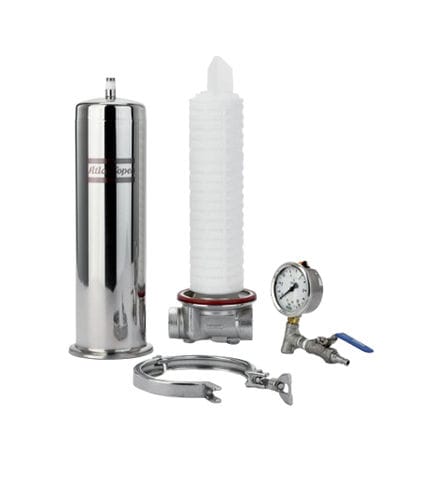 Cárter de filtro de cartuchos múltiples - IH - Atlas Copco Process Filtration - de un solo cartucho / para líquido / de acero inoxidable
