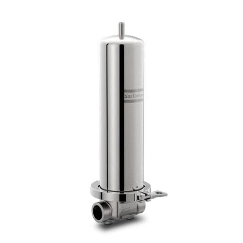 Cárter de filtro de un solo cartucho - ILH-S - Atlas Copco Process Filtration - para líquido / de acero inoxidable