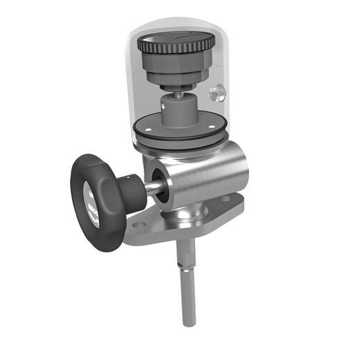 Microgato de husillo tornillo giratorio - W-MSJ - Weingrill S.r.l. - de tornillo sin fin / motorizado / con control manual