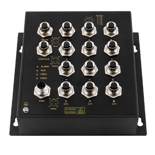 Conmutador Ethernet administrable - Admas8212G-M12-12GT series - Maisvch - 12 puertos / de nivel 3 / gigabit