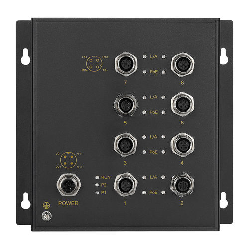 Conmutador Ethernet no administrable - Admas2208P-M12-8TPoE - Maisvch - 8 puertos / de nivel 2 / gigabit