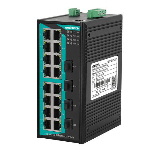 Conmutador Ethernet administrable - MISCOM7220G-4GF-16GT - Maisvch - 20 puertos / de nivel 2 / gigabit