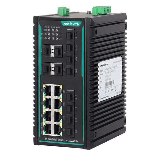 Conmutador Ethernet administrable - MISCOM8220GX-4XGF-8GF-8GT - Maisvch - 20 puertos / de nivel 3 / de fibras ópticas