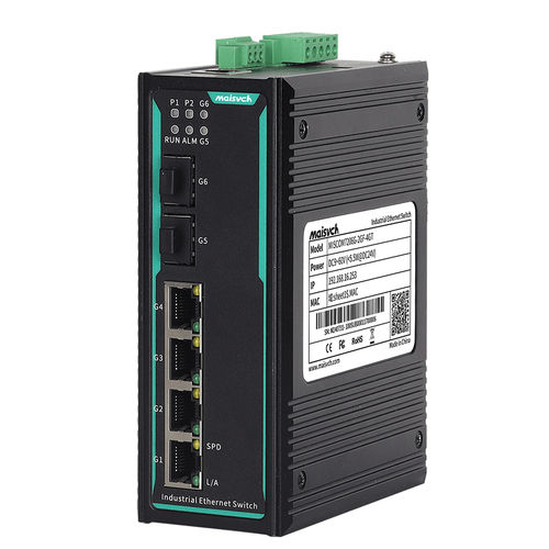 Conmutador Ethernet administrable - MISCOM7206G-2GF-4GT - Maisvch - 6 puertos / de nivel 2 / gigabit
