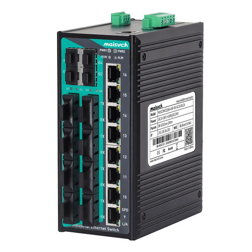 Conmutador Ethernet administrable - MISCOM7220-4GF-8F series - Maisvch - 20 puertos / 10/100BaseT(X) / de nivel 2