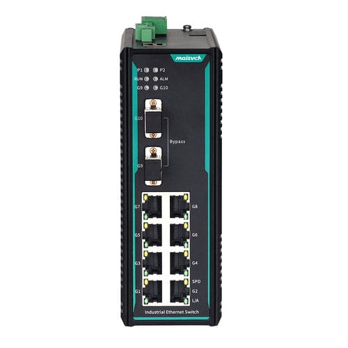 Conmutador Ethernet administrable - MISCOM7210GBP-2GTS-8GT - Maisvch - 10 puertos / de nivel 2 / gigabit