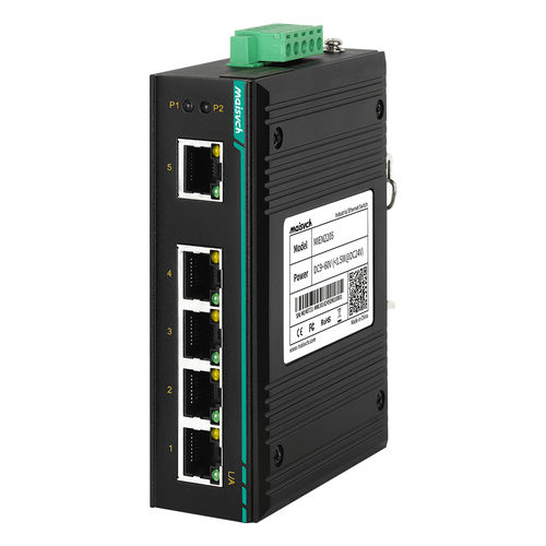 Conmutador Ethernet no administrable - MIEN2205 series - Maisvch - 5 puertos / de nivel 2 / en riel DIN