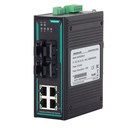 Conmutador Ethernet no administrable - MIEN2208-4F series - Maisvch - 8 puertos / de nivel 2 / de fibras ópticas