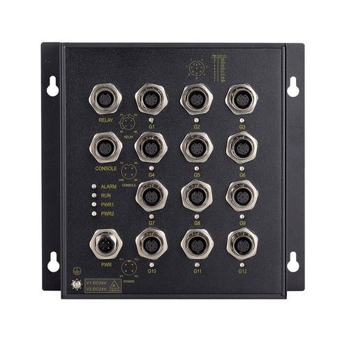 Conmutador Ethernet administrable - Admas7212G-M12-12GT series - Maisvch - 12 puertos / de nivel 2 / gigabit