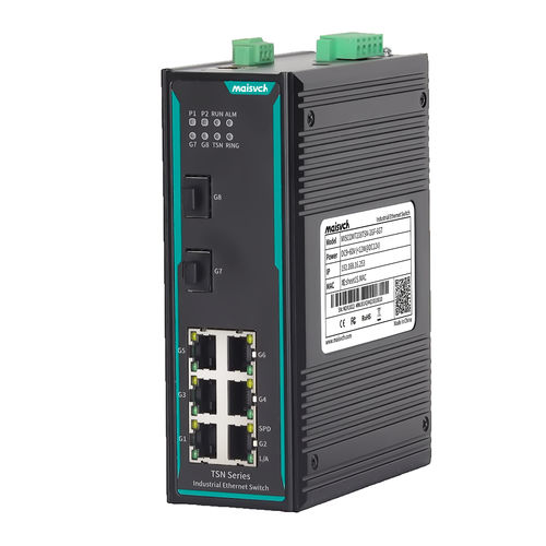 Conmutador Ethernet administrable - MISCOM7208TSN-2GF-6GT - Maisvch - 8 puertos / de nivel 2 / gigabit