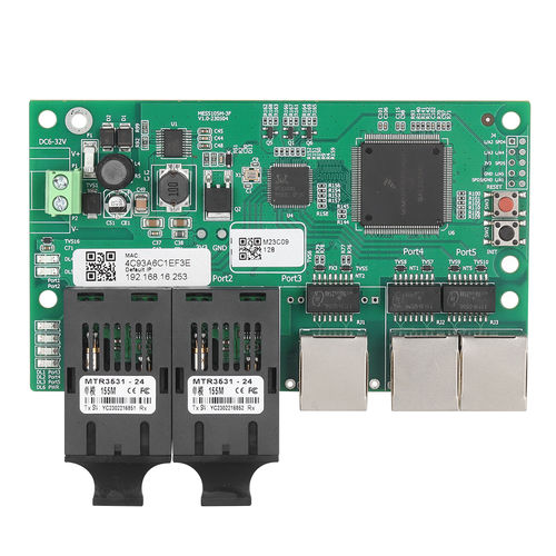 Conmutador Ethernet administrable - MES5105M series - Maisvch - 5 puertos / de nivel 2 / embarcado