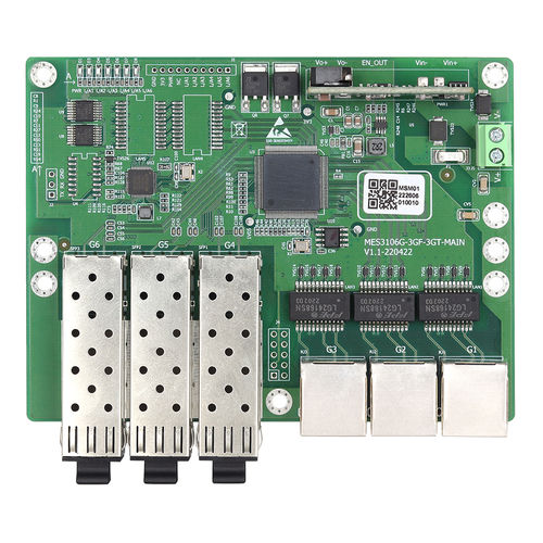 Conmutador Ethernet no administrable - MES3106G-3GF-3GT - Maisvch - 6 puertos / de nivel 2 / gigabit
