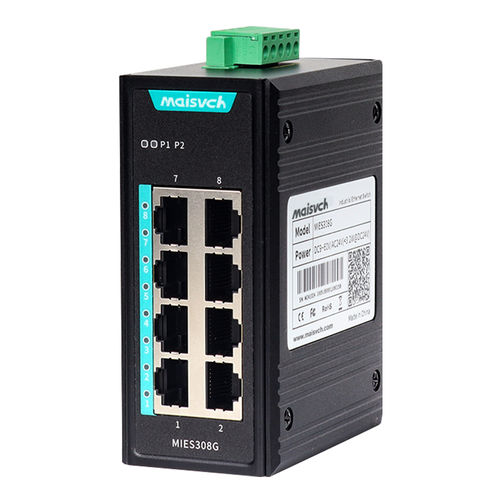 Conmutador Ethernet no administrable - MIES308G - Maisvch - 8 puertos / Gigabit Ethernet / estándar