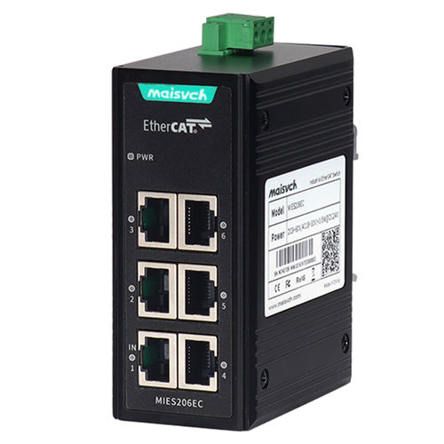 Conmutador Ethernet no administrable - MIES206EC - Maisvch - 6 puertos / de nivel 2 / en riel DIN