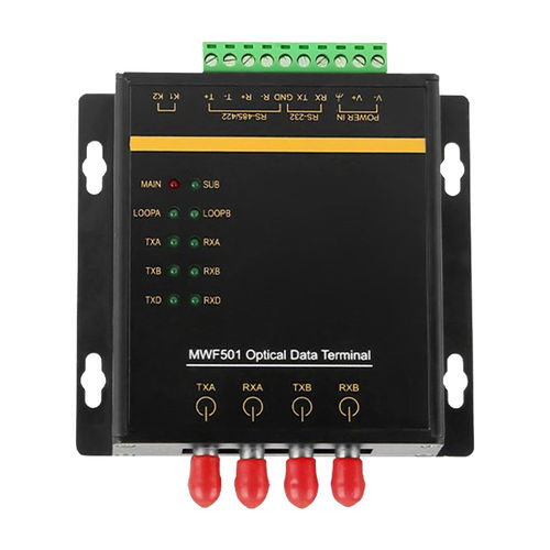 Convertidor de medios - MWF501 series - Maisvch - RS-232 / RS-485 a fibra óptica / RS422