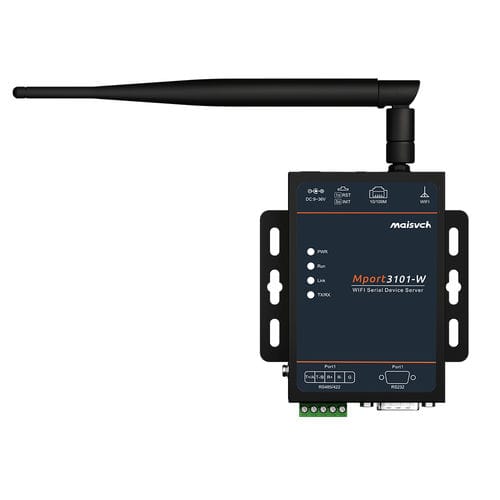 Servidor de periférico RS-485 - Mport3101-W - Maisvch - Modbus RTU / RS-422 / RS232