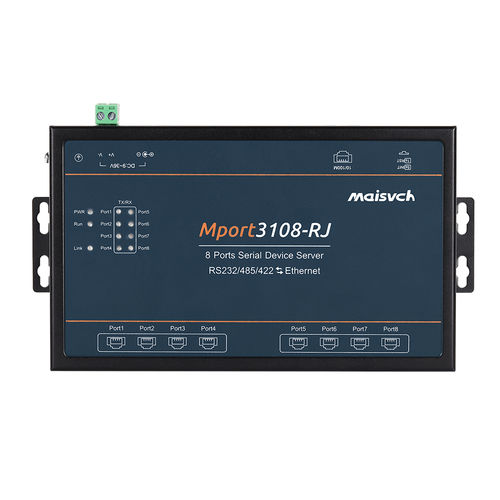 Servidor de periférico RS-485 - Mport3108-RJ - Maisvch - RS-422 / RS232 / Ethernet