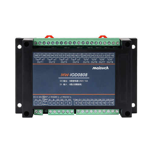 Módulo E/S digital - MW-IOD0808 - Maisvch - RS-485 / Modbus RTU / RS232