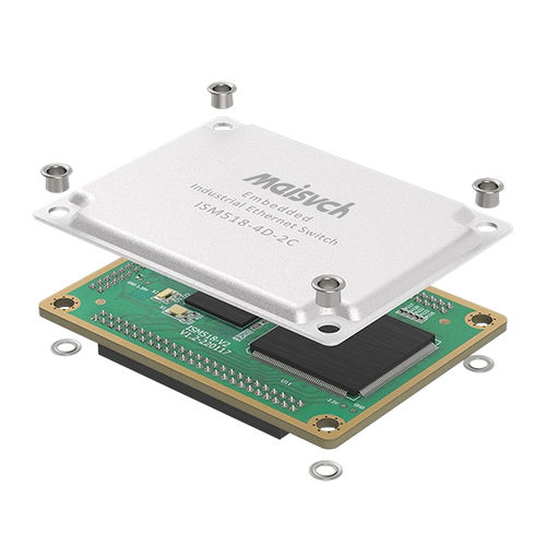 Módulo conmutador Ethernet administrable - ISM518-4D-2C - Maisvch - 8 puertos / de nivel 2 / en serie