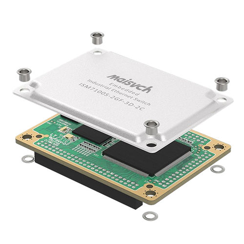 Módulo conmutador Ethernet administrable - ISM7100S-2GF-3D-2C - Maisvch - 10 puertos / de nivel 2 / Gigabit Ethernet