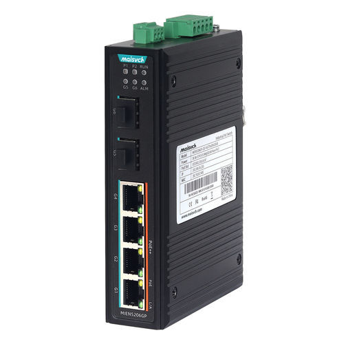 Módulo conmutador Ethernet administrable - MIEN5206GP-2GF-4GTPoE90-DC48 - Maisvch - 6 puertos / puerto Layer 2 / Gigabit Ethernet